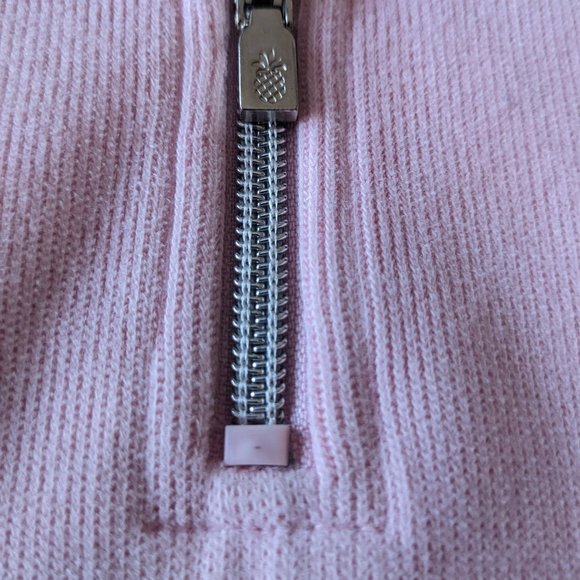 Tommy Bahama 1/4 Zip Aruba Sweatshirt Women's L Pink - Picture 4 of 10